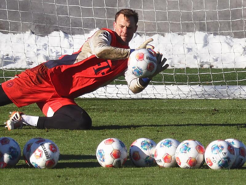 Mannschaftstraining FC Bayern M&uuml;nchen