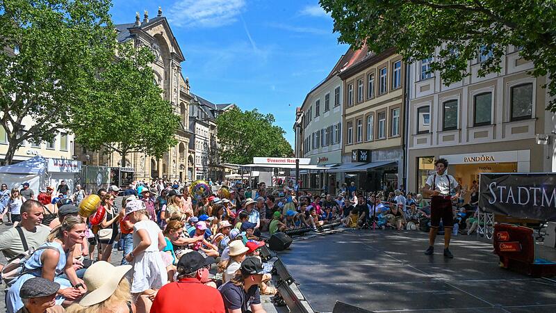 Der Gabelmann ist einer der zentralen Orte, an denen in Bamberg an diesem Wochenende gezaubert wird.