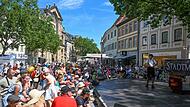 Der Gabelmann ist einer der zentralen Orte, an denen in Bamberg an diesem Wochenende gezaubert wird.