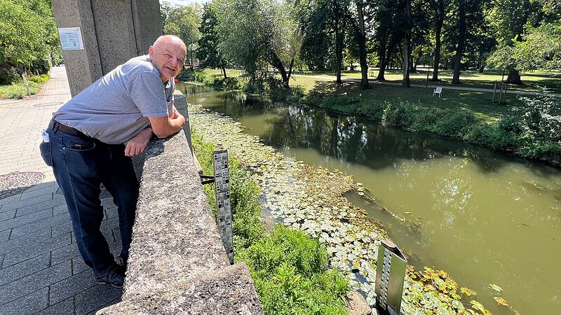 Niedrigwasser im Landkreis Bad Kissingen
