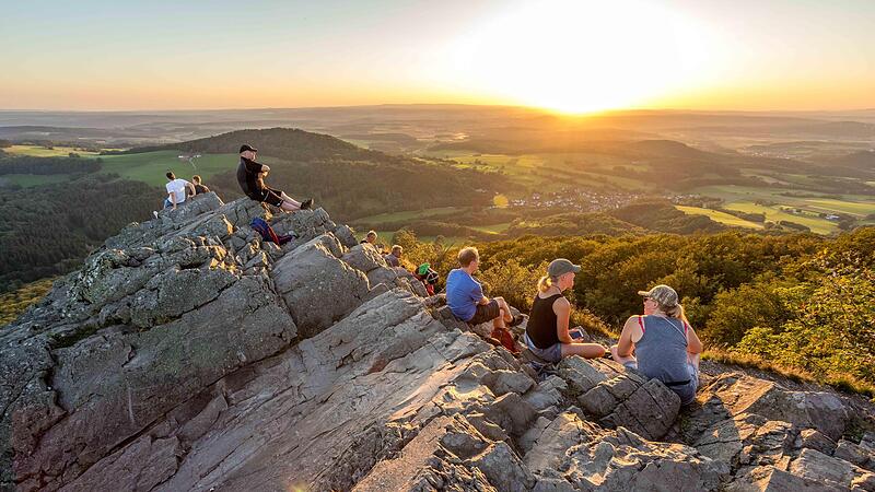 Die Milseburg ist ein sehr beliebtes Ziel und einer der bekanntesten Berge der Rhön.