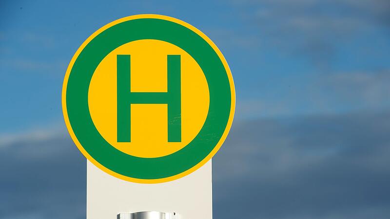 Haltestellenschild Bus Haltestellenschild Bus