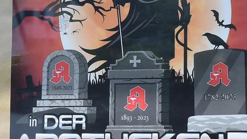Das Plakat im Schaufenster.Forchheim & Fr&auml;nkische Schweiz