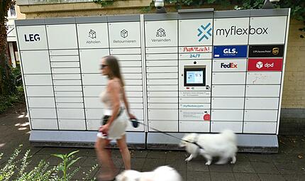 Abholautomat für Pakete Abholautomat für Pakete