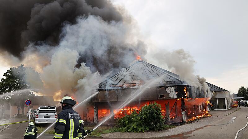 Millionenschaden nach Großbrand in Kempten Millionenschaden nach Großbrand in Kempten