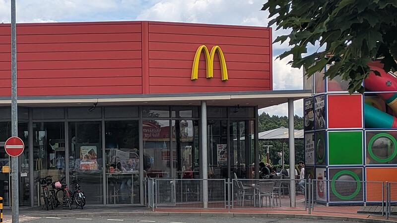 Die McDonald's-Filiale am Olympiaring in Herzogenaurach wird Anfang nächsten Jahres wegen eines Umbaus geschlossen sein.