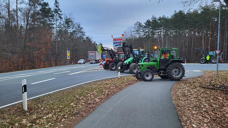 Bauernprotest B470 bei Zeckern