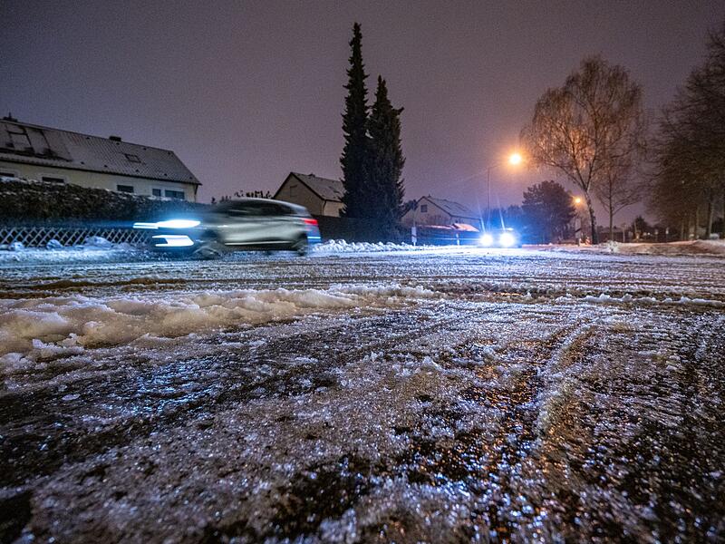 Eisregen in Bayern