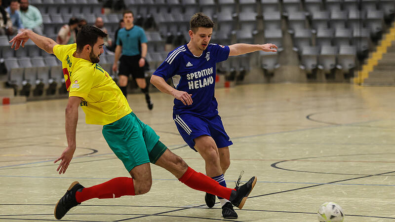 Finale: DJK Don Bosco Bamberg (gelb) gegen TSV M&ouml;nchr&ouml;den