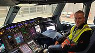 Markus Franck aus Bamberg ist Wartungsingenieur bei der Lufthansa.