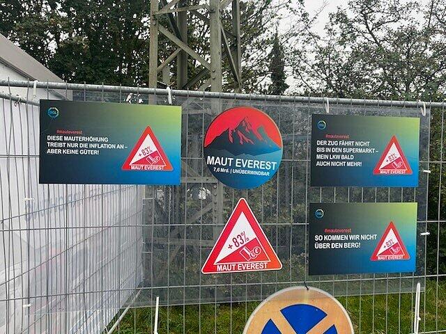 Protestplakate Spedition RitterForchheim & Fr&auml;nkische Schweiz