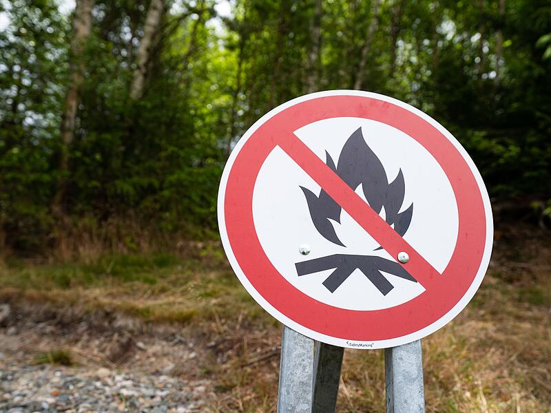 Feuer machen verboten