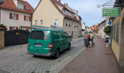 Fahrradstra&szlig;e Mittelstra&szlig;e Bamberg