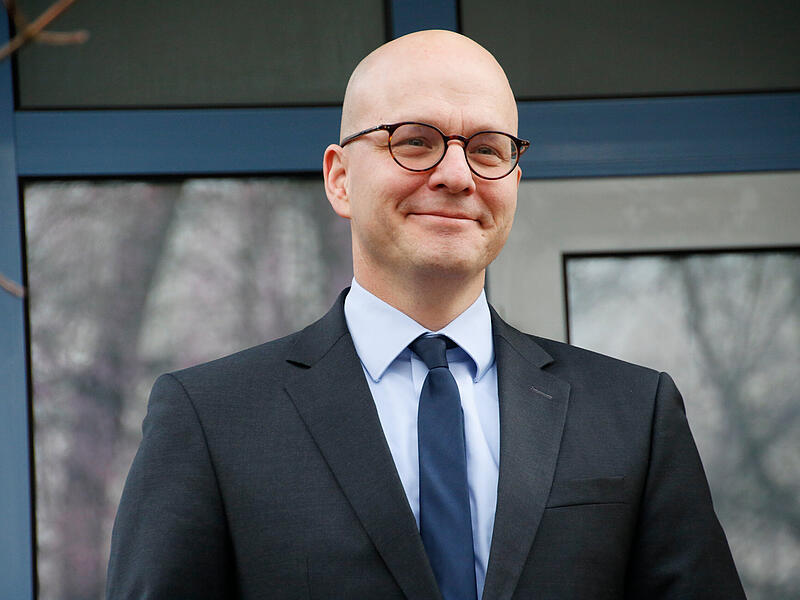 Oberb&uuml;rgermeister Dirk Vogel: &bdquo;Wie ein Flieger in der Luft.&ldquo;