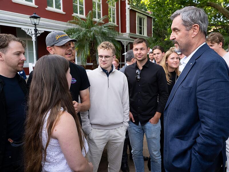 Bayerns Ministerpräsident Söder in Südafrika
