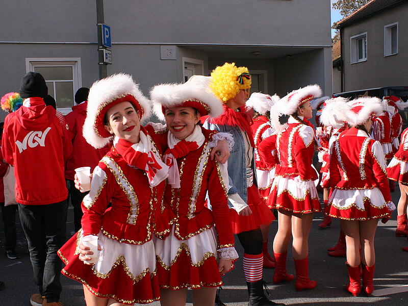 Gute Laune und ein bisschen Politik - das war los am Brucker Faschingsumzug.