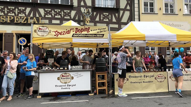 Die Brauerei Spezial bot zum Weltkulturerbelauf f&uuml;r die Teilnehmer ein besonderes Doping an.