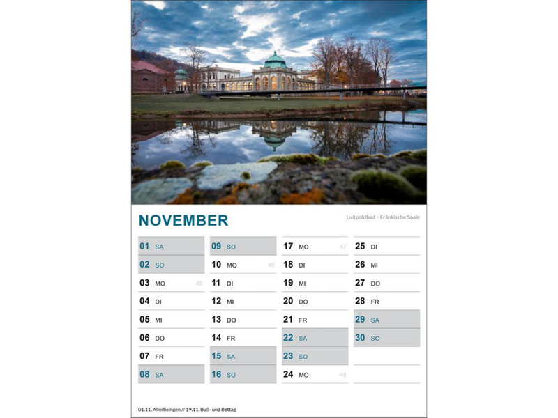 Kalenderblatt aus dem Kalender "Bad Kissingen 2025"