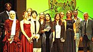 Die Jahrgangsbesten der Kronacher Gottfried-Neukam-Mittelschule.