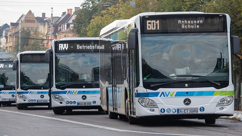Busse vom Augsburger Verkehrsverbund