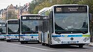 Busse vom Augsburger Verkehrsverbund