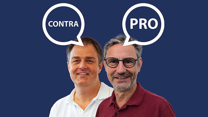 Zwei &Auml;rzte, zwei Ansichten: Dr. Thomas Bruhn aus Breiteng&uuml;&szlig;bach (links) und Dr. Thomas Fugmann aus Memmelsdorf (rechts) &uuml;ber die elektronischen Patientenakte (ePA).