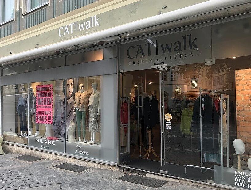 Räumungsverkauf bei Catwalk Fashion Michelle Limberg am Obstmarkt in Bamberg