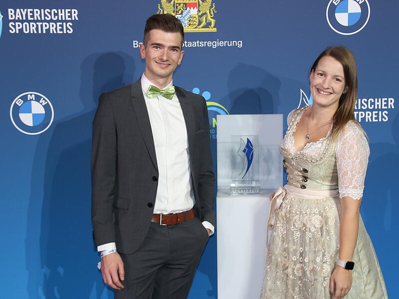Bayerischen Sportpreis in der Münchner BMW-Welt
