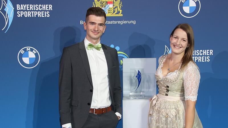 Bayerischen Sportpreis in der Münchner BMW-Welt