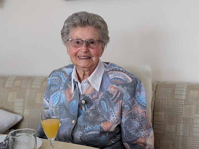 Happy Birthday! Margarete John aus Kulmbach feierte am Mittwoch ihren 100. Geburtstag.
