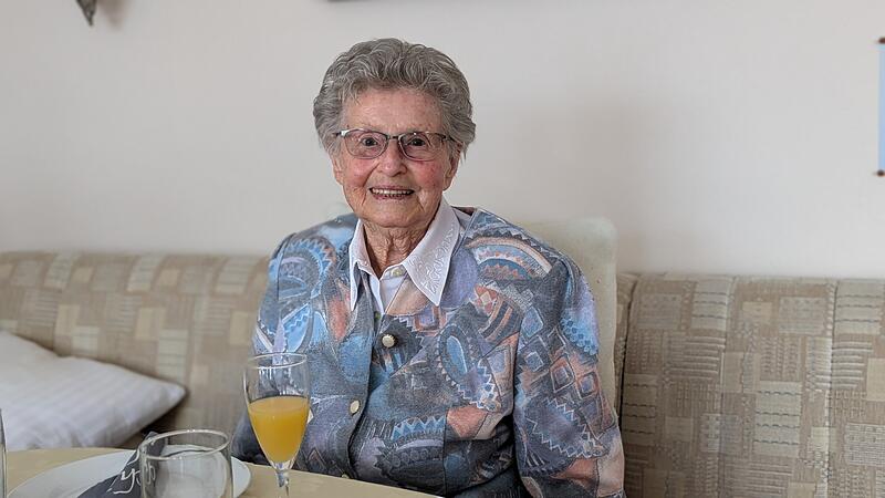 Happy Birthday! Margarete John aus Kulmbach feierte am Mittwoch ihren 100. Geburtstag.