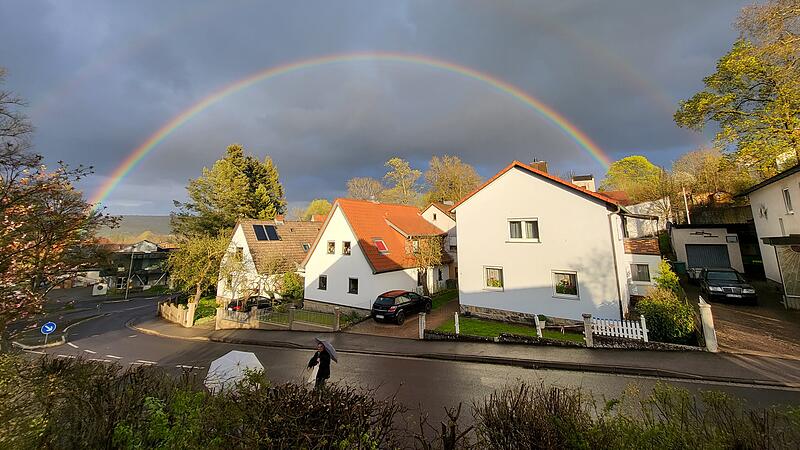 Regnerisches Wetter gab es 2023 häufiger als in den Trockenjahren davor. Doch oft schien nach den Regengüssen auch schnell wieder die Sonne.