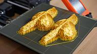 Die berühmte Spezialität aus Coburg mal ganz anders: Diese Coburger Bratwürste sind in einem 3D-Drucker im Makerspace von Creapolis entstanden.