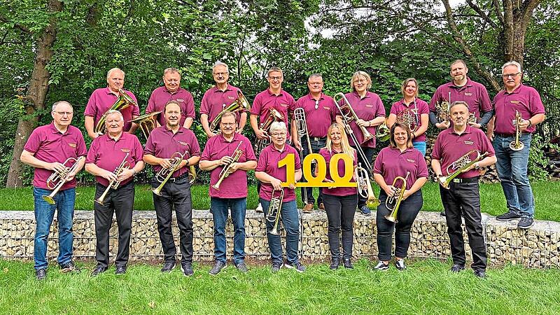Der Posaunenchor Trabelsdorf feiert sein Jubil&auml;um mit einem Festwochenende am Badesee.Posaunenchor