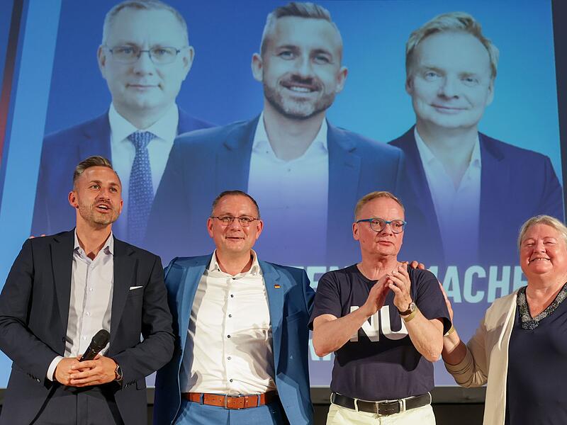 AfD-Veranstaltung in Dessau-Ro&szlig;lau
