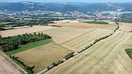 Rund 18 Hektar groß werden soll die Photovoltaikanlage am Bergfeld. Das Projekt stößt in weiten Teilen  der Bevölkerung auf Ablehnung.