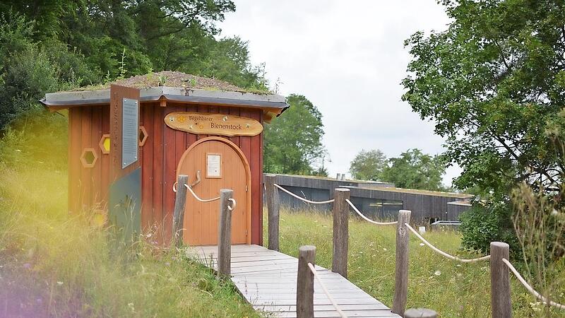 Neues Bienenerlebnishaus am Steigerwald-Zentrum bei Oberschwarzach-Handthal