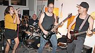 Wenn (von links) Una Langer, Andi Herold, Sebastian Schmitt und Marco Hoffmann musizieren, dann geht es intensiv zu.