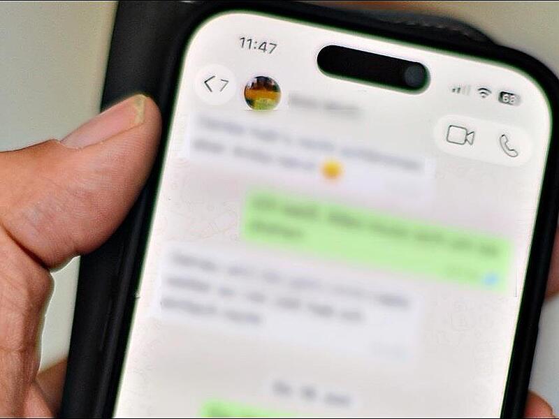 Per Kurznachrichten auf dem Handy hatte ein 33-J&auml;hriger einen seiner Kumpel bedroht. Klaus R&ouml;ssner
