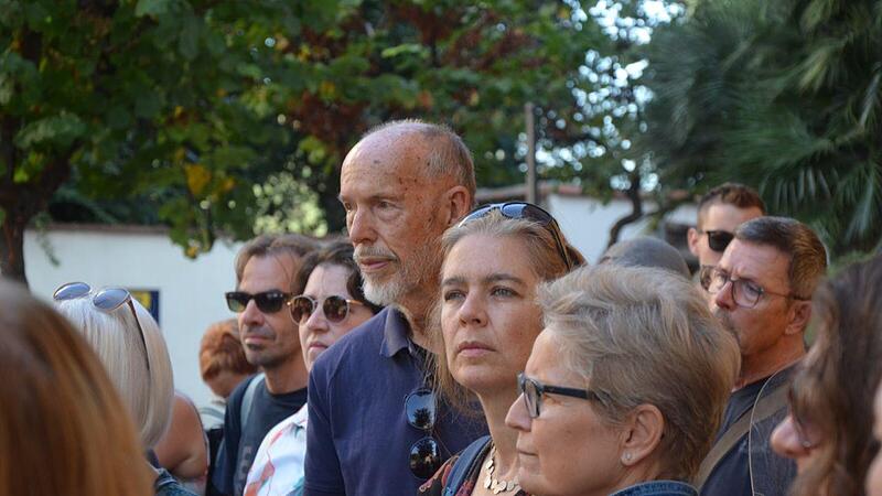 In Sorrent lauschten die Thurnauer den Erläuterungen der Stadtführerin.2022 Thurnauer in Positano