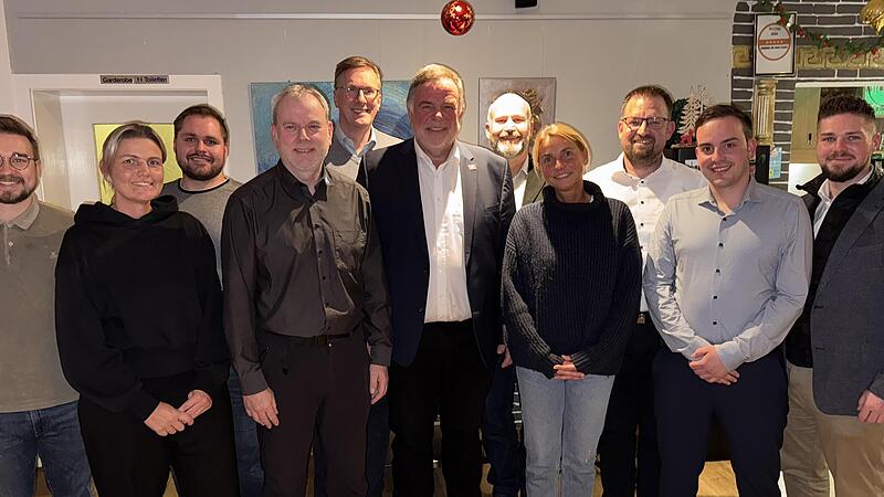 Elf der 20 Bewerber der CSU Weisendorf.