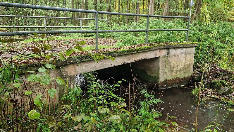 Die Brücke zur Schmalzmühle bei Frauenroth gilt als stark sanierungsbedürftig. Die Brücke zur Schmalzmühle bei Frauenroth gilt als stark sanierungsbedürftig.
