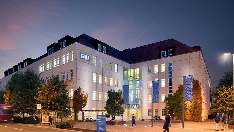 So soll das Projekt aussehen: Das ehemalige Siemens-Geb&auml;ude wird im Auftrag der Sparkasse modernisiert und dann von der Universit&auml;t genutzt.