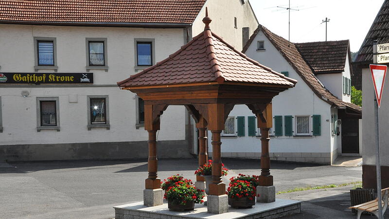 Der Dorfplatz in Go&szlig;mannsdorf soll saniert werden.