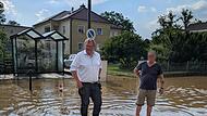Memmelsdorf k&auml;mpft gegen Unwetterfolgen: Nachbarn helfen zusammen