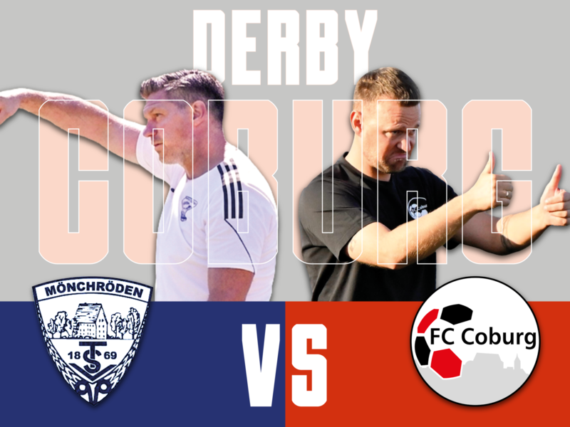 Achim Engel und der TSV Mönchröden (links) treffen heute Abend im Landesliga-Derby auf den FC Coburg um Trainer Calle Schiebel. Achim Engel und der TSV Mönchröden (links) treffen heute Abend im Landesliga-Derby auf den FC Coburg um Trainer Calle Schiebel.