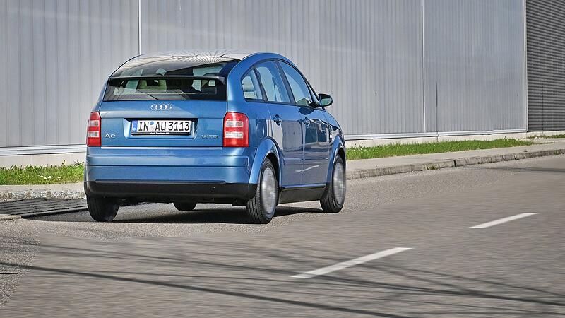Rückansicht Audi A2