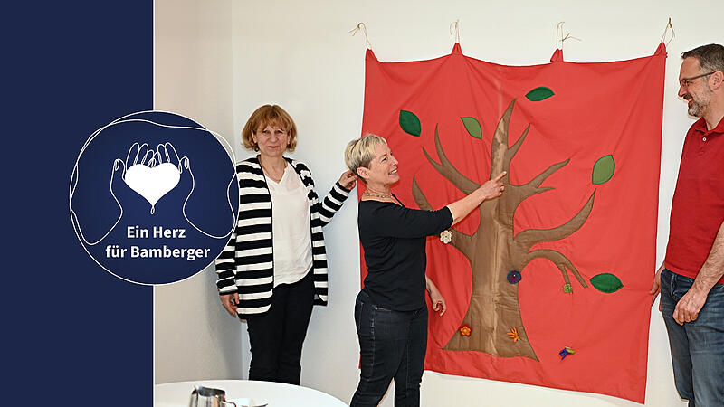 Ute Staufer (links), Simone Stroppel und Frank Reichel vom Sozialdienst katholischer Frauen (SkF) Bamberg setzen sich für die frühe Förderung von Kleinkindern ein.