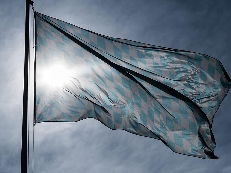 Bayerische Flagge
