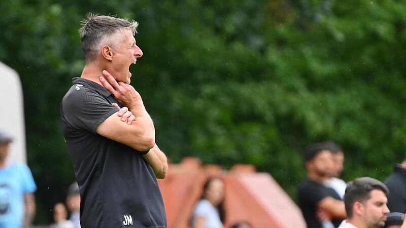 Da bringt auch all das Schreien nichts: Joachim M&uuml;ller und der TSV Neunkirchen am Brand stehen kurz vor dem Abstieg.